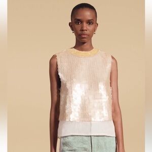 SILK SEQUIN TOP LIMITED EDITION